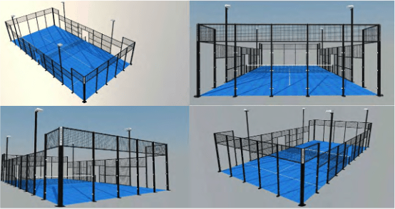 Padel Sports Layouts - Pro Green Sports Infra India